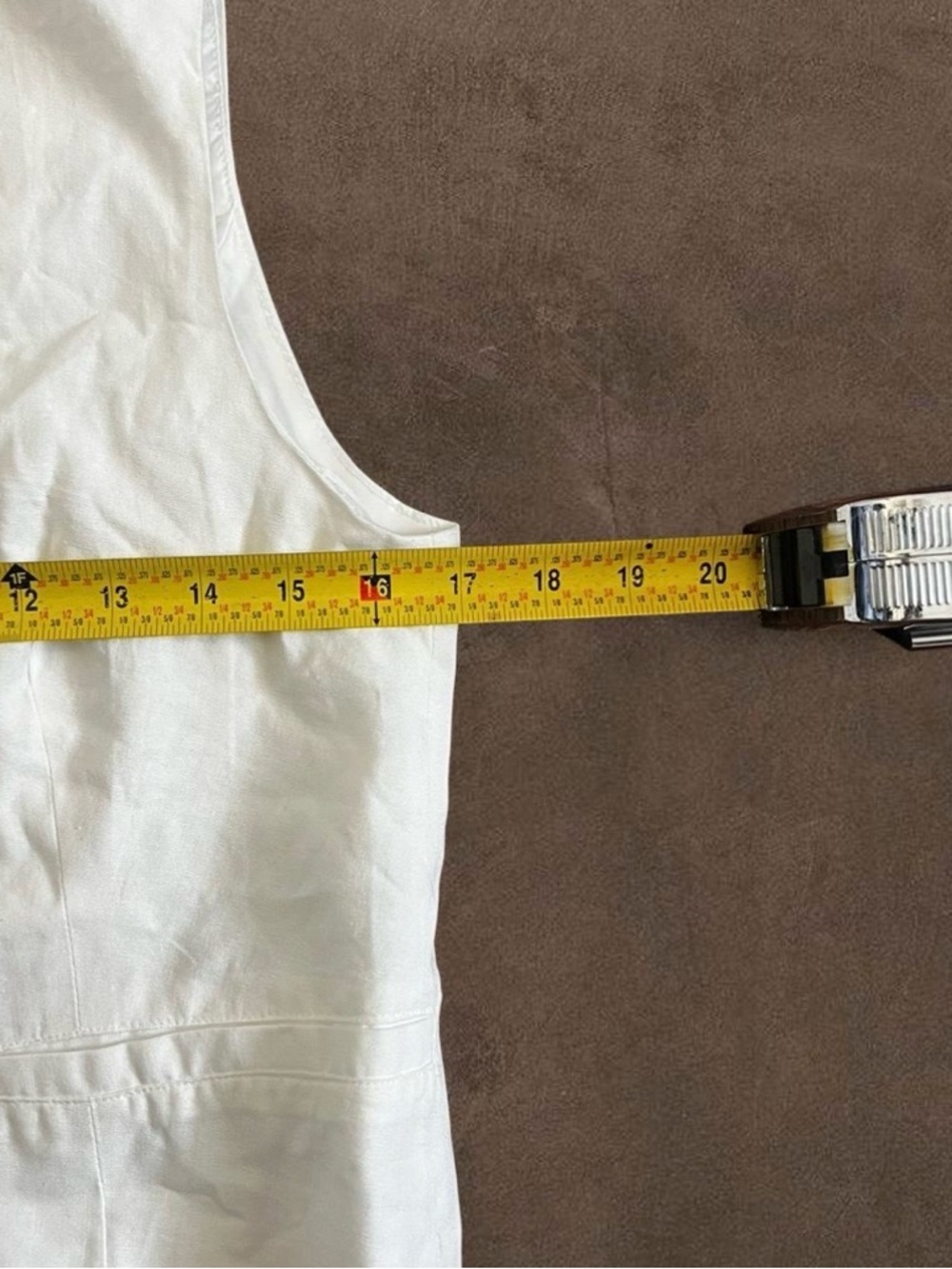 Emerson Lang White Button Up Vest - Picture 5 of 6